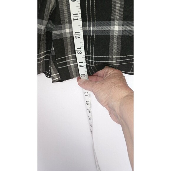 Time and Tru Women's Pull On Millennium Shorts Plaid Stretchy Size L 12-14 - Picture 4 of 6